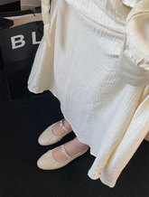 Runde Zehen Damen Loafer 2024 Neuheiten Mode Lässig Niedrig Flache Absätze Weiß Braun Schwarz Rot Flach Slip On Mary Janes 35-39